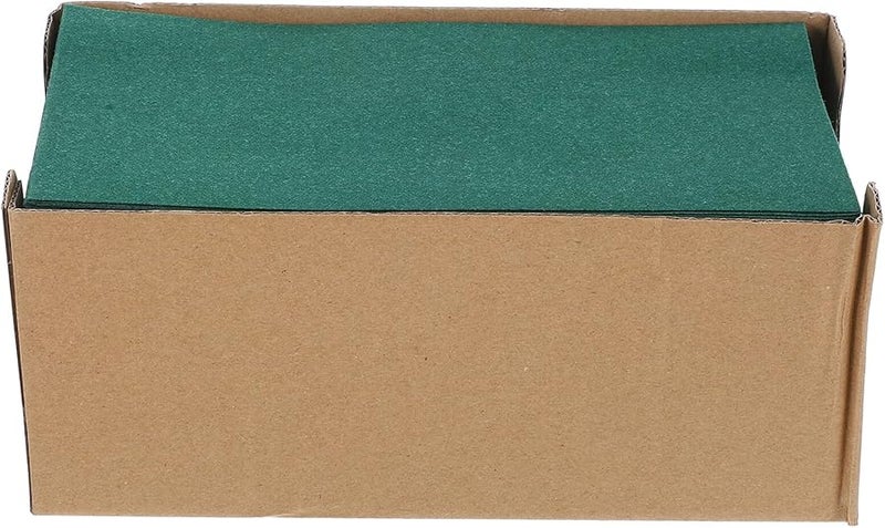 مناديل زفاف خضراء قابلة للتصرف 50 قطعة مناشف ورقية ناعمة مقاومة للتمزق للضيوف - Image 1